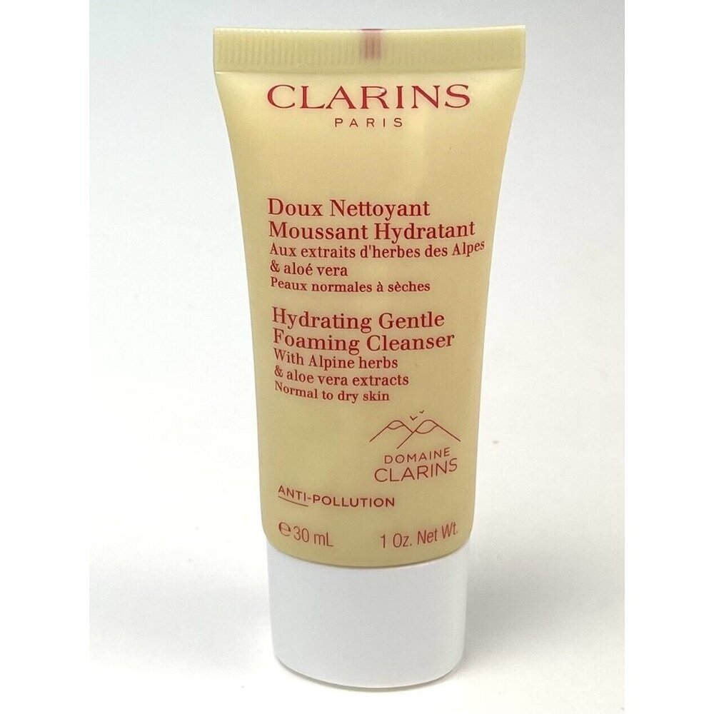 CLARINS Paris Hydrating Gentle Foaming Cleanser 30mL 1oz Travel NIP NEW Sealed